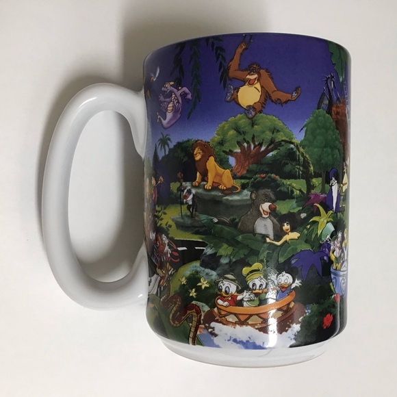 Disney Other - Disney Parks DAD Big Coffee Mug Castle Wrap Graphic Classic Characters Vintage